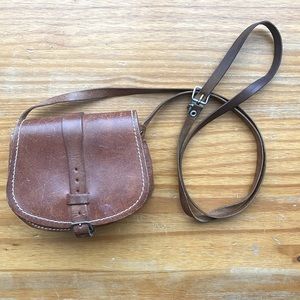 Leather crossbody bag